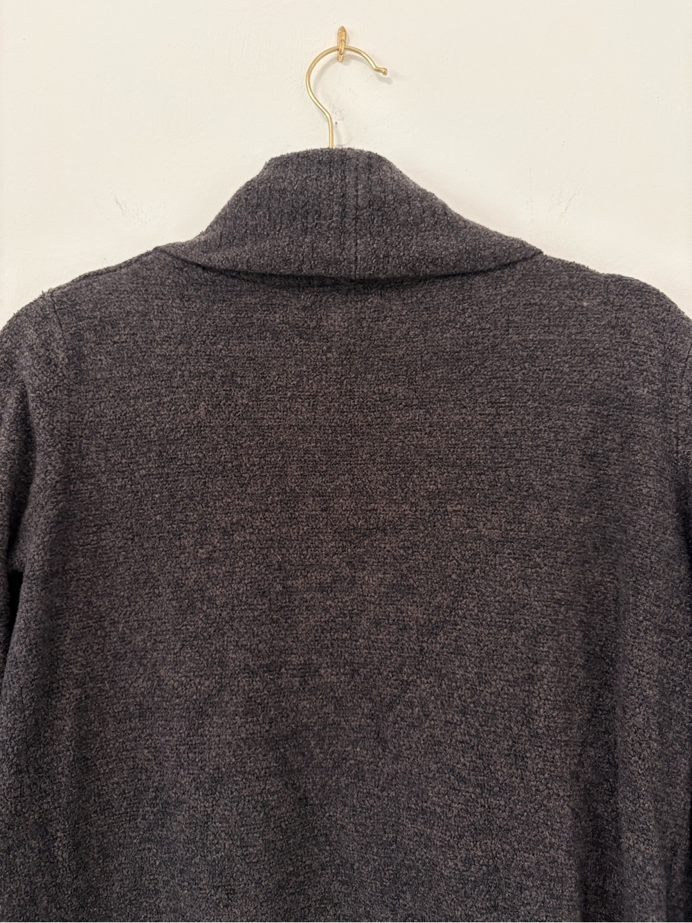 Barefoot Dreams CozyChic Lite Circle Cardigan Sz XS/S Charcoal EUC - Picture 9 of 15
